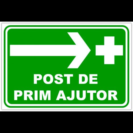 indicator pentru post de prim ajutor